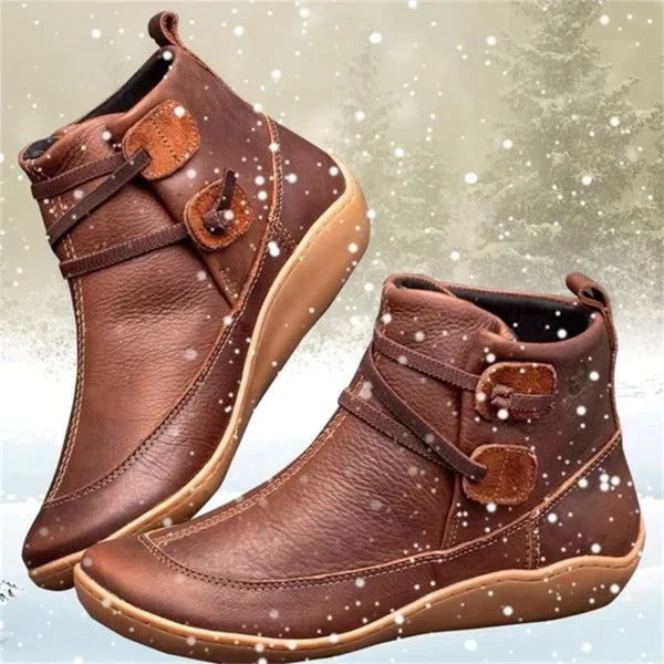 Bota Feminina de Couro Skarlette