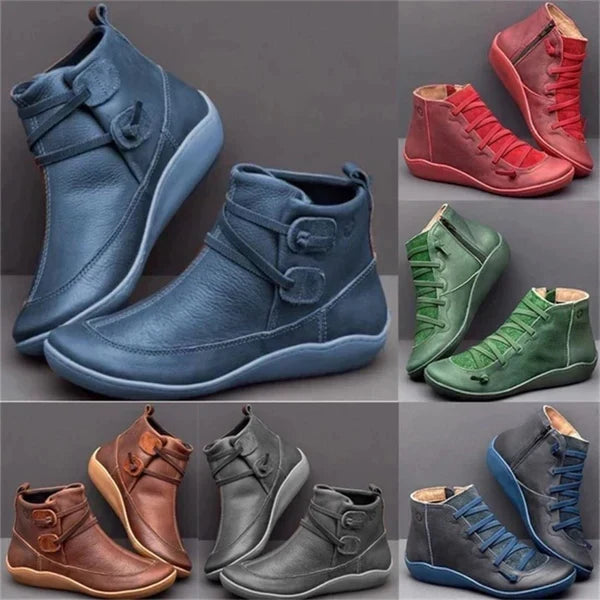 Bota Feminina de Couro Skarlette