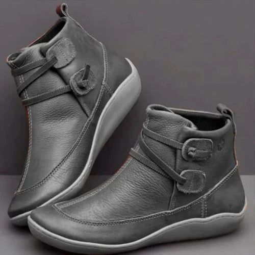 Bota Feminina de Couro Skarlette